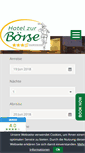 Mobile Screenshot of hotel-zur-boerse.de